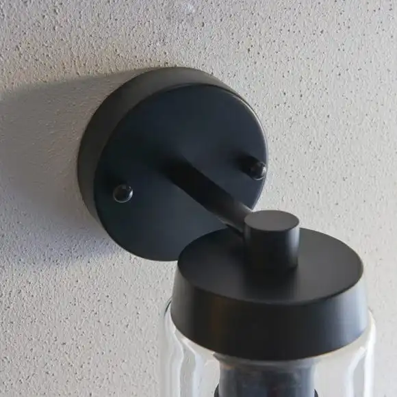 Dunelm Ellison Matt Black Outdoor Wall Light 5 Dunelm Ellison Matt Black Outdoor Wall Light - Image 5