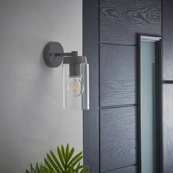 Dunelm Ellison Matt Grey Outdoor Wall Light 4 Dunelm Ellison Matt Grey Outdoor Wall Light - Image 4