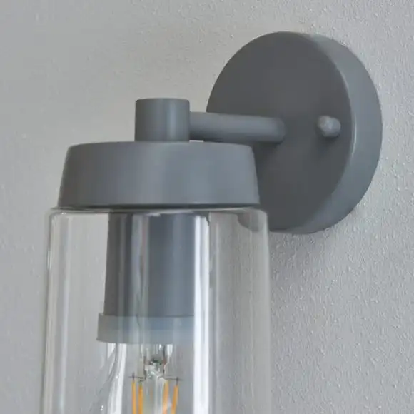 Dunelm Ellison Matt Grey Outdoor Wall Light 6 Dunelm Ellison Matt Grey Outdoor Wall Light - Image 6