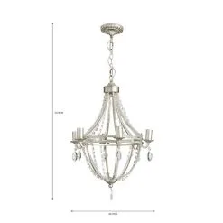 Dunelm Eugenie 6 Light Chandelier -Dunelm Lights Sales 30730433 alt07