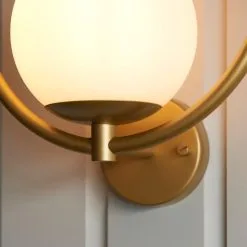 Dunelm Fort Halo Gold Frosted Glass Outdoor Wall Light 8 Dunelm Fort Halo Gold Frosted Glass Outdoor Wall Light -Dunelm Lights Sales 30730435 alt02