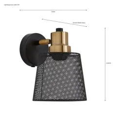 Dunelm Idris Industrial Easy Fit Wall Light -Dunelm Lights Sales 30730462 alt07