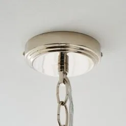 Dunelm Preston Nickel Blush Pink 3 Light Pendant Fitting -Dunelm Lights Sales 30730500 alt03