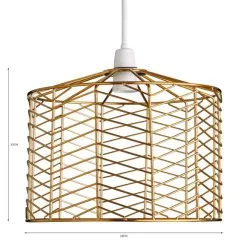 Dunelm Siena Gold Easy Fit Pendant -Dunelm Lights Sales 30730554 alt04