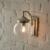 Dunelm Twain Outdoor 14cm Globe Glass Wall Light -Dunelm Lights Sales 30730563