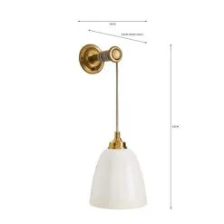 Churchgate Harby Easy Fit Plug In Wall Light -Dunelm Lights Sales 30730566 alt07