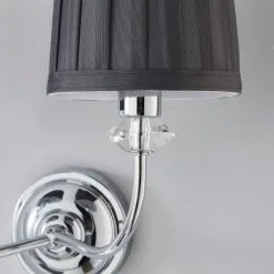 Dorma Genevieve 2 Light Grey Wall Light -Dunelm Lights Sales 30730572 alt02