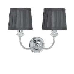 Dorma Genevieve 2 Light Grey Wall Light -Dunelm Lights Sales 30730572 alt05
