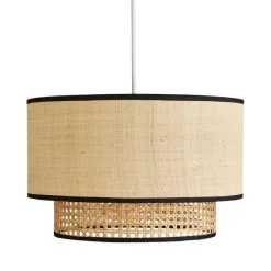 Dunelm Malika Cane 2 Tier Easy Fit Pendant -Dunelm Lights Sales 30730579 alt05