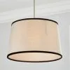 Dunelm Liza Linen Trim Tapered Lamp Shade -Dunelm Lights Sales 30730590