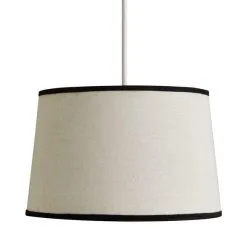 Dunelm Liza Linen Trim Tapered Lamp Shade -Dunelm Lights Sales 30730590 alt05