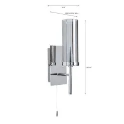 Hotel Chelsea Bathroom Wall Light 11 Hotel Chelsea Bathroom Wall Light -Dunelm Lights Sales 30731132 alt07