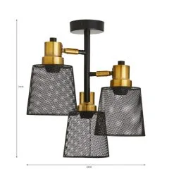 Dunelm Idris Industrial Ceiling Fitting 9 Dunelm Idris Industrial Ceiling Fitting -Dunelm Lights Sales 30731135 alt07