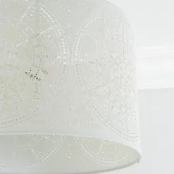 Dunelm Samira Laser Cut Drum Shade -Dunelm Lights Sales 30731154 alt02