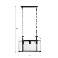 Dunelm Hurricane 3 Light Black Ceiling Fitting -Dunelm Lights Sales 30731163 alt07