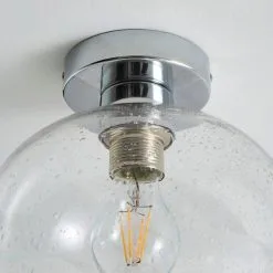 Dunelm Lenny 1 Light Flush Ceiling Fitting -Dunelm Lights Sales 30731168 alt03