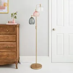 Dunelm Elodie 3 Light Floor Lamp -Dunelm Lights Sales 30731174 alt01