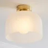 Dunelm Palazzo Gold Effect 1 Light Flush Ceiling Fitting -Dunelm Lights Sales 30731203