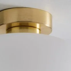 Dunelm Palazzo Gold Effect 1 Light Flush Ceiling Fitting -Dunelm Lights Sales 30731203 alt02