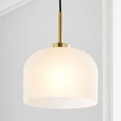 Dunelm Palazzo Gold Effect 1 Light Pendant Fitting