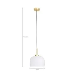 Dunelm Palazzo Gold Effect 1 Light Pendant Fitting 11 Dunelm Palazzo Gold Effect 1 Light Pendant Fitting -Dunelm Lights Sales 30731204 alt07
