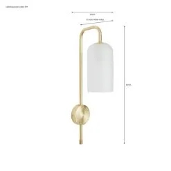 Dunelm Palazzo Gold Effect Easy Fit Plug In Wall Light 11 Dunelm Palazzo Gold Effect Easy Fit Plug In Wall Light -Dunelm Lights Sales 30731207 alt07