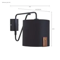 Dunelm Dorrian Easy Fit Plug In Wall Light -Dunelm Lights Sales 30731211 alt07