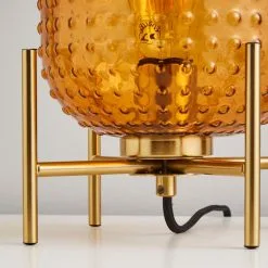 Dunelm Amber Retro Table Lamp -Dunelm Lights Sales 30731217 alt03