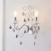 Dunelm Sophy 2 Light Wall Light -Dunelm Lights Sales 30731224