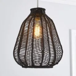 Dunelm Kylo Woven String Easy Fit Pendant