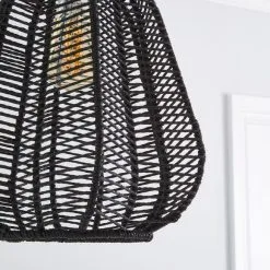 Dunelm Kylo Woven String Easy Fit Pendant -Dunelm Lights Sales 30731225 alt02
