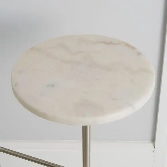 Dunelm Carrara Marble Base Floor Lamp With Table 3 Dunelm Carrara Marble Base Floor Lamp With Table - Image 3