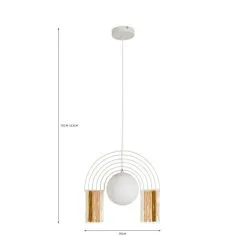 Dunelm Rainbow Fringe Ceiling Fitting -Dunelm Lights Sales 30732671 alt07