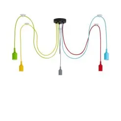 Dunelm Rainbow Flex 5 Light Spider Ceiling Fitting -Dunelm Lights Sales 30733517 alt05