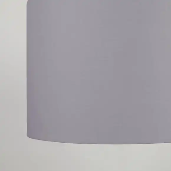 Dunelm Luna Drum Lamp Shade 20cm Dove Grey 3 Dunelm Luna Drum Lamp Shade 20cm Dove Grey - Image 3