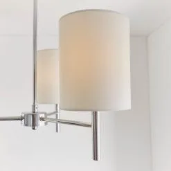 Vogue Lighting Vogue Dewey Chrome 3 Light Flush Ceiling Fitting 11 Vogue Lighting Vogue Dewey Chrome 3 Light Flush Ceiling Fitting -Dunelm Lights Sales 30743005 alt05