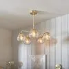 Vogue Lighting Vogue Arkoma Glass 5 Light Chandelier -Dunelm Lights Sales 30743017
