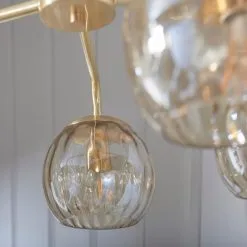 Vogue Lighting Vogue Arkoma Glass 5 Light Chandelier -Dunelm Lights Sales 30743017 alt04