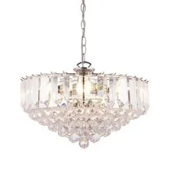 Vogue Lighting Vogue Tioga Chrome 6 Light Pendant Fitting -Dunelm Lights Sales 30743023 alt05