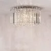Vogue Lighting Vogue Crystal Blessing 4 Light Flush Ceiling Fitting -Dunelm Lights Sales 30743026