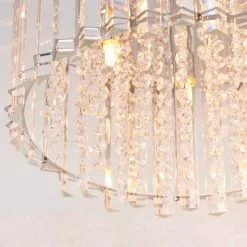 Vogue Lighting Vogue Crystal Blessing 4 Light Flush Ceiling Fitting -Dunelm Lights Sales 30743026 alt04