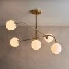 Vogue Lighting Vogue Hartwell 5 Light 32cm Flush Chandelier -Dunelm Lights Sales 30743064