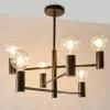 Vogue Lighting Vogue Forsan 6 Light Flush Chandelier -Dunelm Lights Sales 30743078
