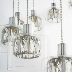 Vogue Lighting Vogue Armory Drop 12 Light 71cm Chandelier -Dunelm Lights Sales 30743082 alt03