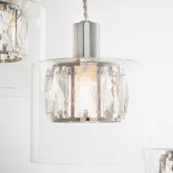 Vogue Lighting Vogue Armory Drop 12 Light 71cm Chandelier -Dunelm Lights Sales 30743082 alt04
