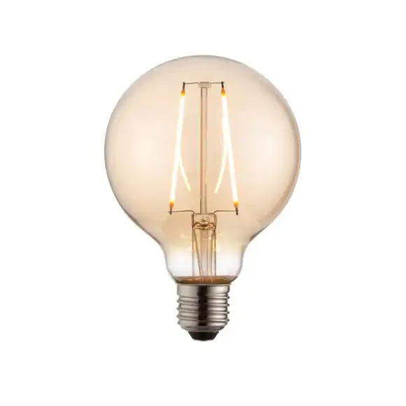 Vogue Lighting Vogue 2 Watt ES LED Amber Filament Large Globe Bulb 1 Vogue Lighting Vogue 2 Watt ES LED Amber Filament Large Globe Bulb