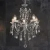 Vogue Lighting Vogue Tabitha 5 Light 51cm Bathroom Chandelier -Dunelm Lights Sales 30743102