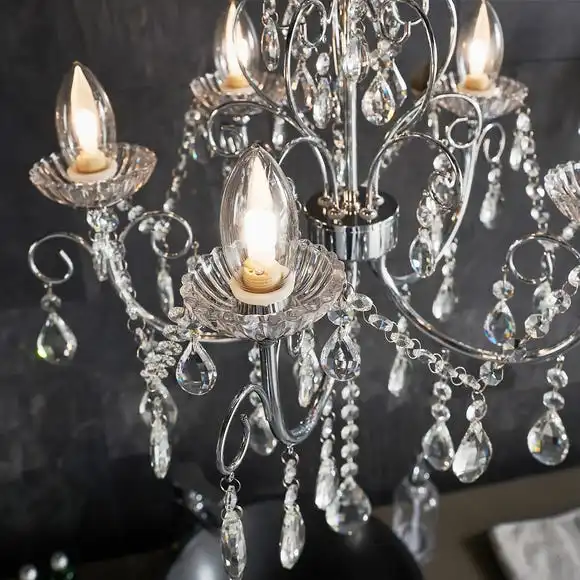Vogue Lighting Vogue Tabitha 5 Light 51cm Bathroom Chandelier 6 Vogue Lighting Vogue Tabitha 5 Light 51cm Bathroom Chandelier - Image 6