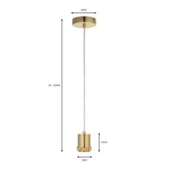 Dunelm Arran Bathroom Flex Ceiling Fitting -Dunelm Lights Sales 30752902 alt07