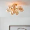 Vogue Lighting Vogue Dianthe 3 Light Ceiling Fitting -Dunelm Lights Sales 30752910